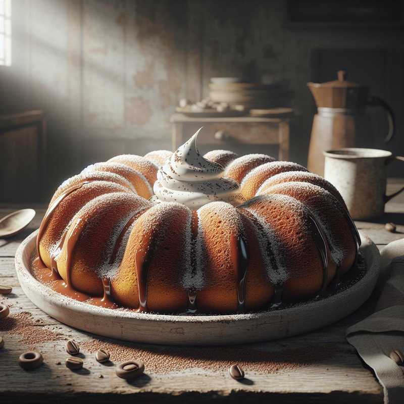 Ciambellone al caffè d'orzo e yogurt