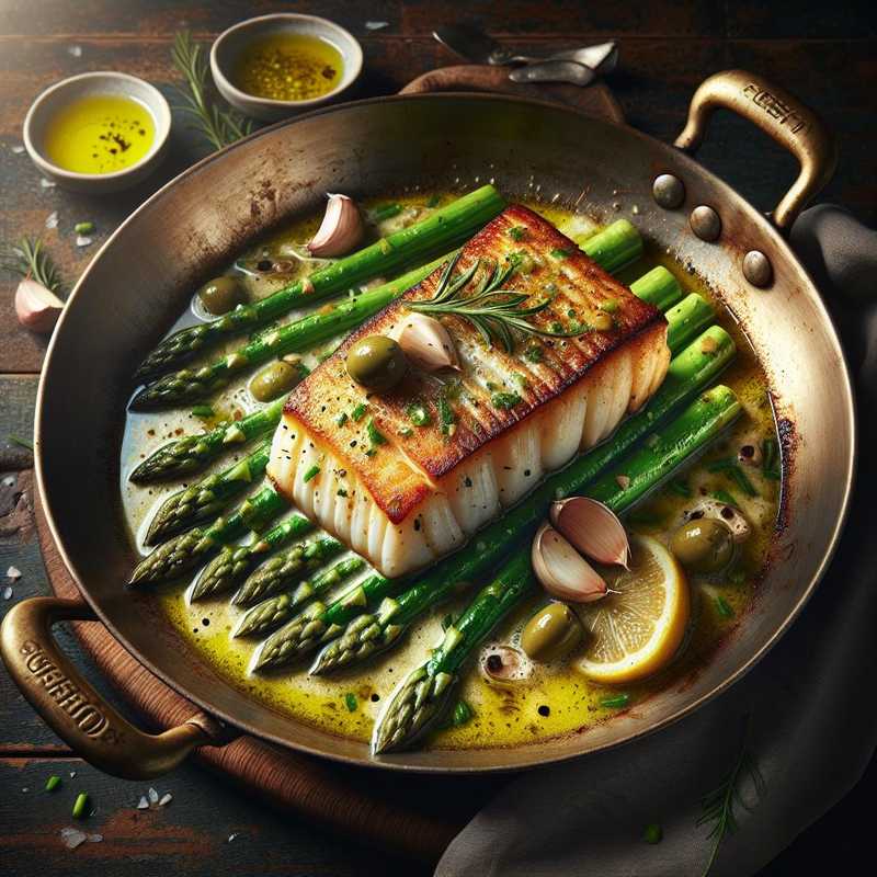 Cod with Asparagus